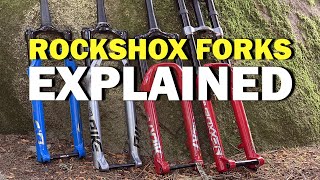 RockShox Fork Lineup Explained  What Are The Differences [upl. by Yeltneb59]