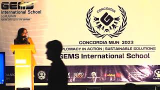 GEMS International School CONCORDIA MUN 40 Opening Ceremony Video [upl. by Giguere]