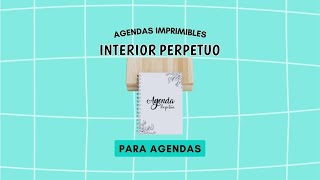 Agendas imprimibles Perpetuas📓 [upl. by Tammy]