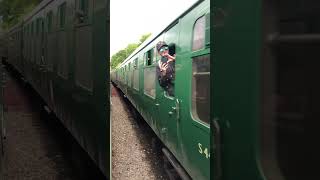 Swanage Railway Steam train ride [upl. by Yelir]