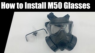 How to Install M50 C50 FM53 FM54 Glasses Inserts [upl. by Schilit499]