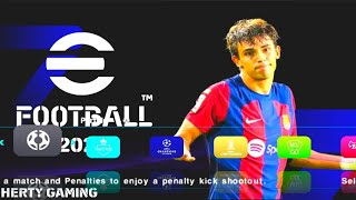 eFOOTBALL PES 2024 PPSSPP ENGLISH COMMENTARY NEW UPDATE KITS [upl. by Odlonyer327]