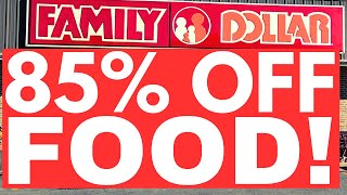 🔥🏃🏾‍♀️UP TO 85 OFF FOOD  FAMILY DOLLAR CLEARANCE [upl. by Rodmann]