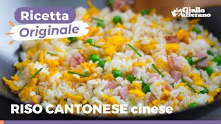 RISO ALLA CANTONESE  Ricetta autentica come in Cina [upl. by Fabron]