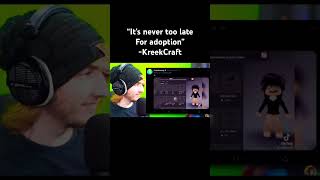 Kreekcraft reacts to kid BUYING stitch face roblox kreekcraft shorts [upl. by Ymma]