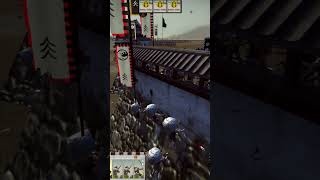 Cavalry Dismount And Climbing Fortress Wall  Shogun 2  Total War shogun2totalwar [upl. by Talley]