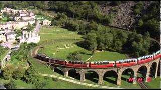 Rhaetian Railway in the Albula  Bernina Landscapes UNESCONHK [upl. by Shama]