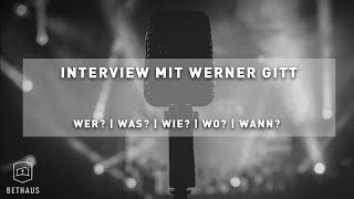 WERNER GITT  INTERVIEW [upl. by Camroc]