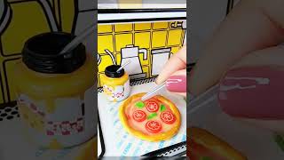 Who wants Margherita Pizza minifood miniverse pizzalover [upl. by Tonye312]