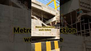 metro station construction work indore civilengineering shorts youtubeshorts trending [upl. by Busby30]