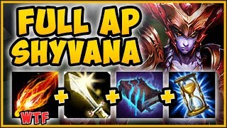 STOP PLAYING SHYVANA WRONG FULL AP  SHYV E  100 BUSTED DAMAGE SHYVANA S9  League of Legends [upl. by Margaretha]