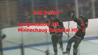 LHS Hockey Longmeadow vs Minnechaug 22323 Highlights [upl. by Almeta]