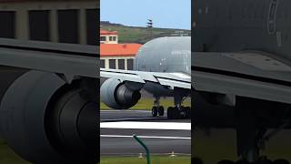 Boeing 767 Italian Air Force Close Up Takeoff Lajes shorts [upl. by Sugden927]