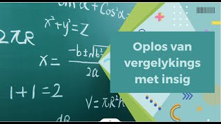 Oplos van vergelykings met insig [upl. by Flynn]