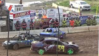 Bedford county Fair Bonestock Compacts heat 2 demo derby 7232024 [upl. by Sisi575]