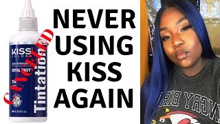 NAVY BLUE HAIR TUTORIAL  NEVER USING KISS TINTATION AGAIN  ALIPEARL BODYWAVE HAIR [upl. by Attenyw]