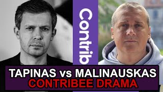 Malinauskas vs Tapinas CONTRIBEE DRAMA  Karalius Reaguoja [upl. by Laehcym]