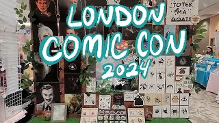 London Comicon 2024  Artist Alley Vlog [upl. by Jeanie]