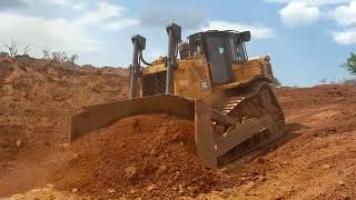 bulldozer work in borrow pit for marram [upl. by Laehcar]