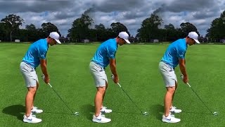 VIKTOR HOVLAND GOLF SWING  SLOW MOTION [upl. by Atilamrac]