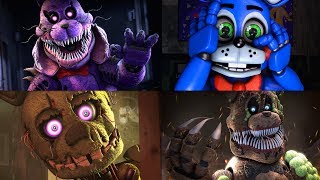 10 FIVE NIGHTS AT FREDDYS ANIMATRONIC VOICES ANIMATED FNAF ANIMATIONS [upl. by Christel575]