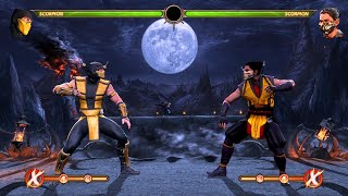 Mortal Kombat 9  MK11 Scorpion MK3 Skin  Expert Ladder  Gameplay 1080p  60ᶠᵖˢ ✔ [upl. by Oretos]