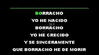 Borracho  Karaoke  HD  Cántala Con Karaoke [upl. by Ardnayek]