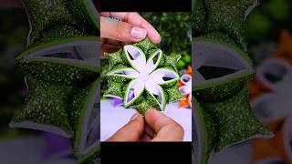 DIY Snowflakes Ornaments for Christmas Tree decorations❄️shorts christmas craft decor diy [upl. by Myrilla]