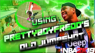 I TRIED USING PRETTYBOYFREDOS 2K15 JUMPSHOT amp YOU WONT BELIEVE WHAT HAPPENED gone wrong [upl. by Crifasi721]