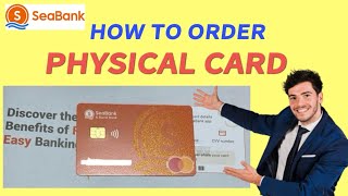 SEABANK PH HOW TO ORDER PHYSICAL CARD  STEPS PAANO MAG APPLY NG ATM CARD SA SEABANK APP BabyDrewTV [upl. by Avlasor]