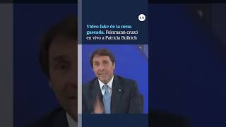 Eduardo Feinmann cruzó en vivo a Patricia Bullrich por un video fake de la nena gaseada [upl. by Supple]