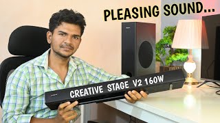 Sound clarity in budget  Creative stage v2 21ch 160w in depth review [upl. by Ahseinet]