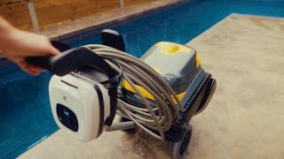 Zodiac CX50 Robotic Pool Cleaner wCaddy amp Dual Stage Filtration Floor Wall Waterline [upl. by Perni]