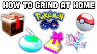 How to Grind at Home in Pokemon GO  FREE pokécoins  1 hour Meltan box amp incense [upl. by Zusman]