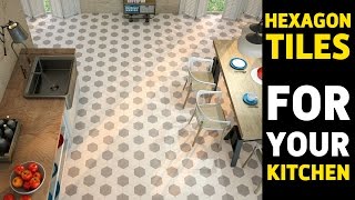 Hexagon tiles floor for kitchen in 2017 50 desing ideas [upl. by Ayouqes918]