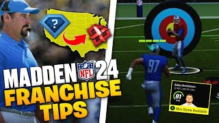 Franchise Mode Tips That You NEED To Know  Madden 24 Franchise [upl. by Zeret639]