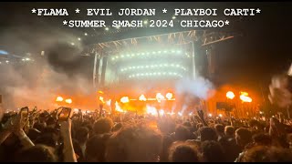 PLAYBOI CARTI “EVIL J0RDAN” LIVE  SUMMER SMASH  CHICAGO  06152024 [upl. by Darlleen504]