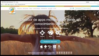 Cómo crear un App con Appy Pie [upl. by Riana]