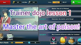 Dojo lesson1 Poison move [upl. by Sandstrom]