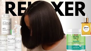 The PERFECT Olaplex Wash Day Routine on Healthy Relaxed Hair [upl. by Clawson]