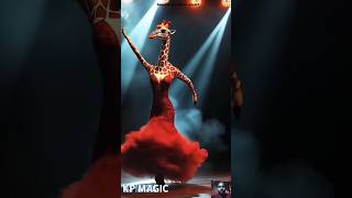 Wow A girl fuse with a Giraffe on AGT 😲 😲😲 AGT Americangottalent [upl. by Aggie]