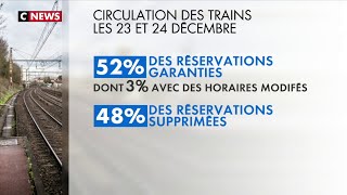 La SNCF dévoile son plan de transport pour les 23 et 24 décembre [upl. by Rammus]