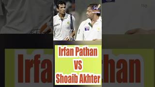 Irfan Pahtan vs Shoaib Akhter india cricket indiabeatpakistan pakistan shorts [upl. by Innoj]