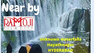 waterfalls near hyderabad way to waterfalls Hayathnagar waterfalls adventure 2023 😎 [upl. by Anitsirt]