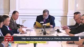 ȘTIRILE BIT TV  TREI NOI CONSILIERI LOCALI LA TÂRGU FRUMOS [upl. by Ayouqat]