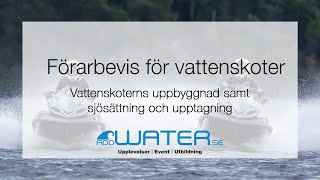 Förarbevis för vattenskoter  Vattenskoterns uppbyggnad [upl. by Vowel]