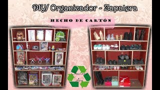 DIY Organizador  Zapatero de CartónCreaciones Ara [upl. by Ibot]