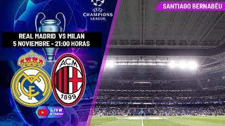 REAL MADRID vs AC MILAN EN DIRECTO  CHAMPIONS LEAGUE [upl. by Henriette449]