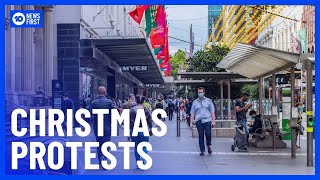 Myer Christmas Window Launch Cancelled  10 News First [upl. by Adnamal]