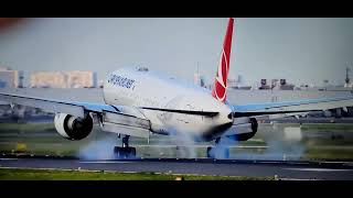 Aeroplanes taking off and landing at Toronto Airport  Part 3 [upl. by Also540]